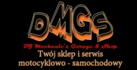 Logo firmy DMGS - Twj sklep i serwis motocyklowo-samochodowy